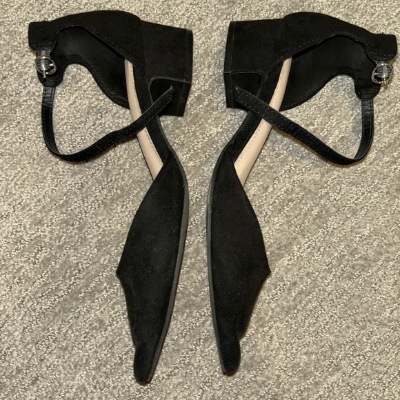 Kelly & Katie Black Block Heeled Shoes - Picture 4 of 4